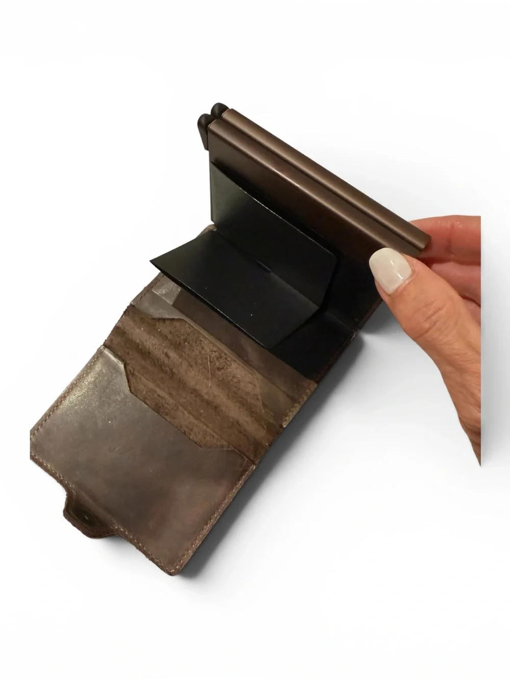 Secrid Twinwallet Vinatge Leather - chocolate - like new